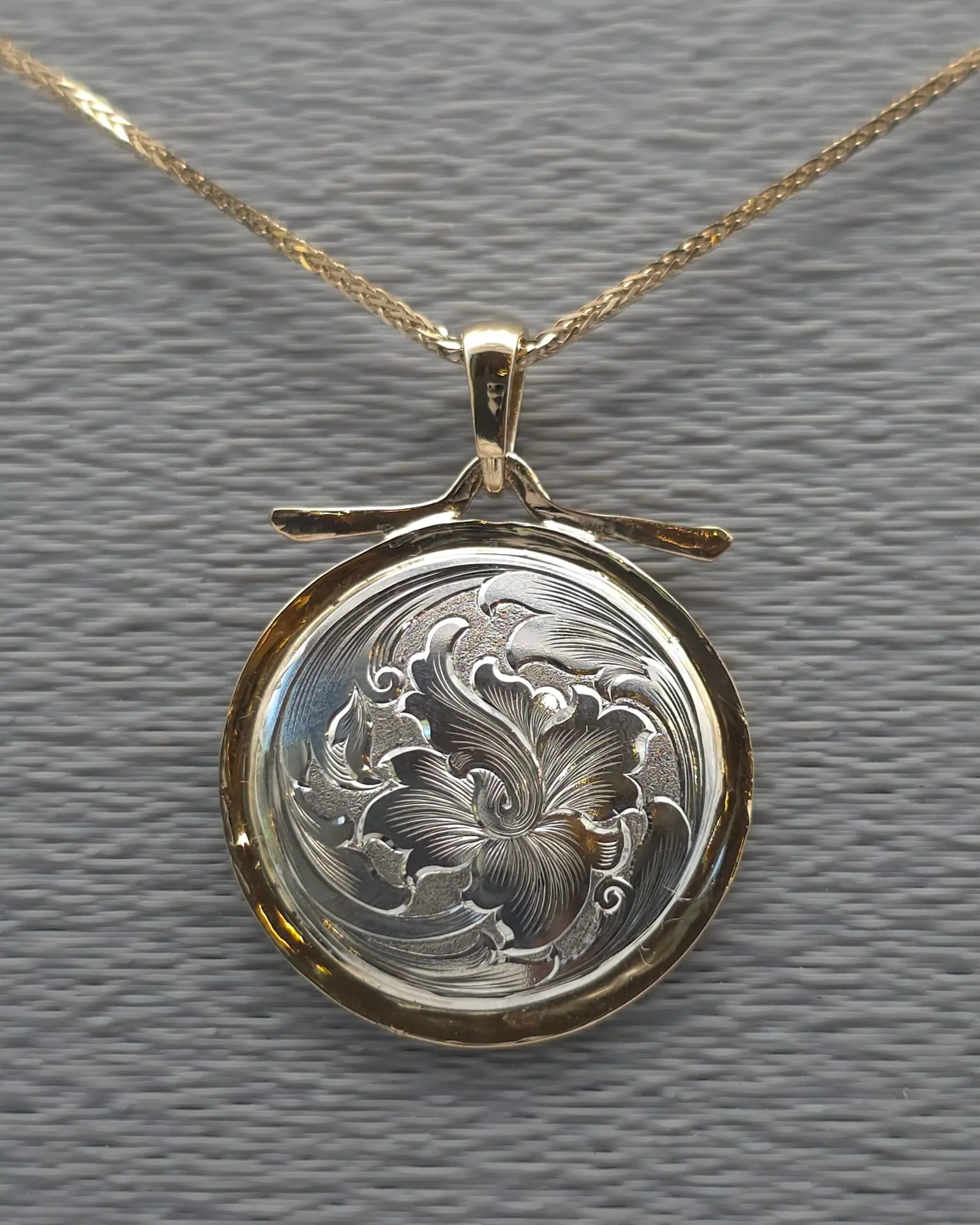 Expertly crafted in our studio, each medallion reflects Modern Heirloom®’s dedication to timeless design, masterful craftsmanship, and wearable art.