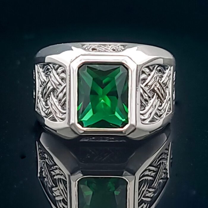 Emerald-Cut-Signet-Sterling-Woven-Front