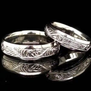 Fern Gully Wedding Band