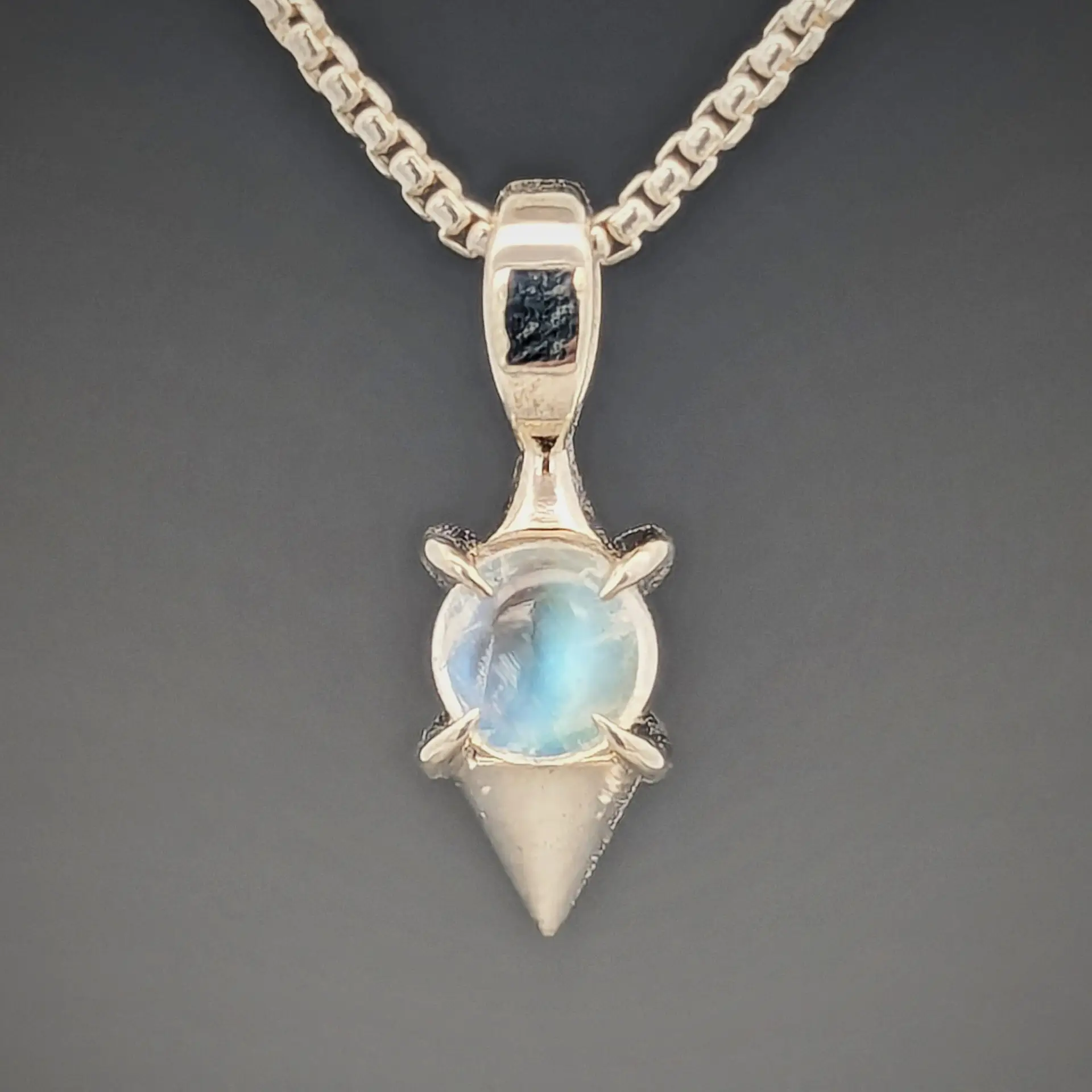 Mini Pendulum Silver and Moonstone